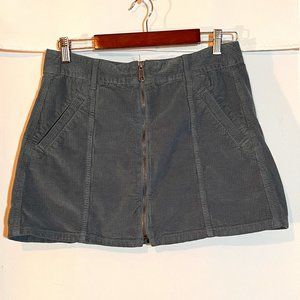 AEO Corduroy Hi Rise A line Mini Skirt